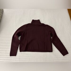 & Other Stories Turtleneck Sweater in Eggplant